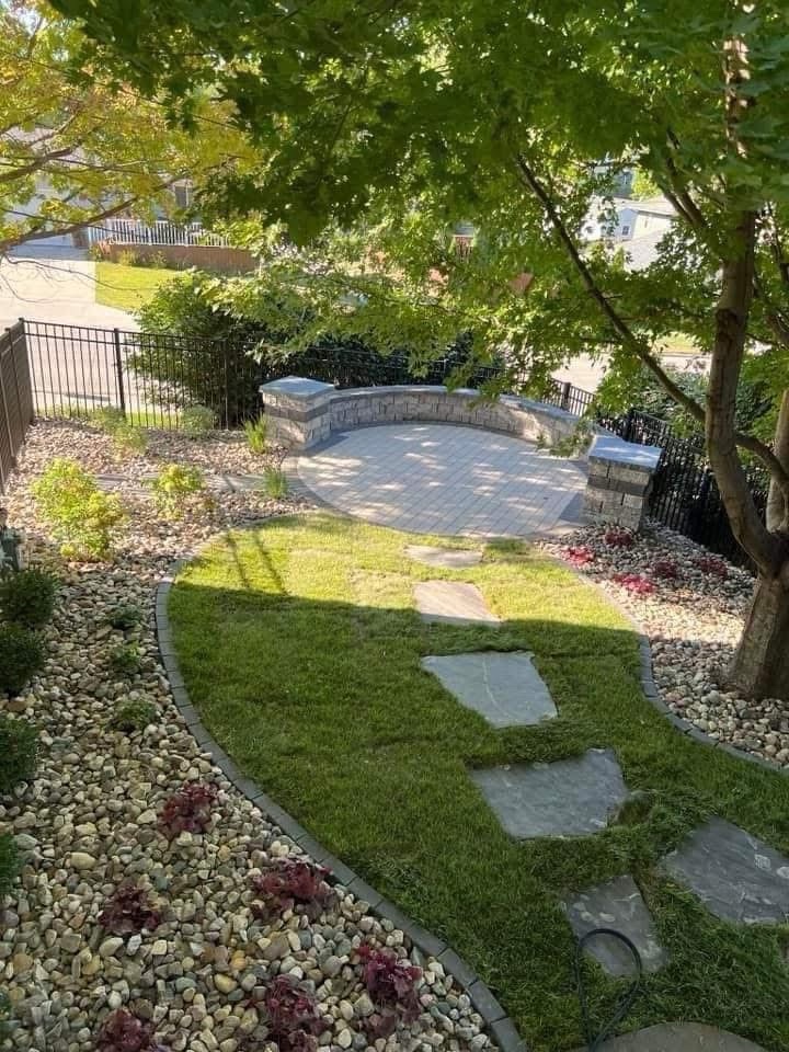 Finished outdoor living space